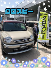 ！クロスビーの展示車あります！